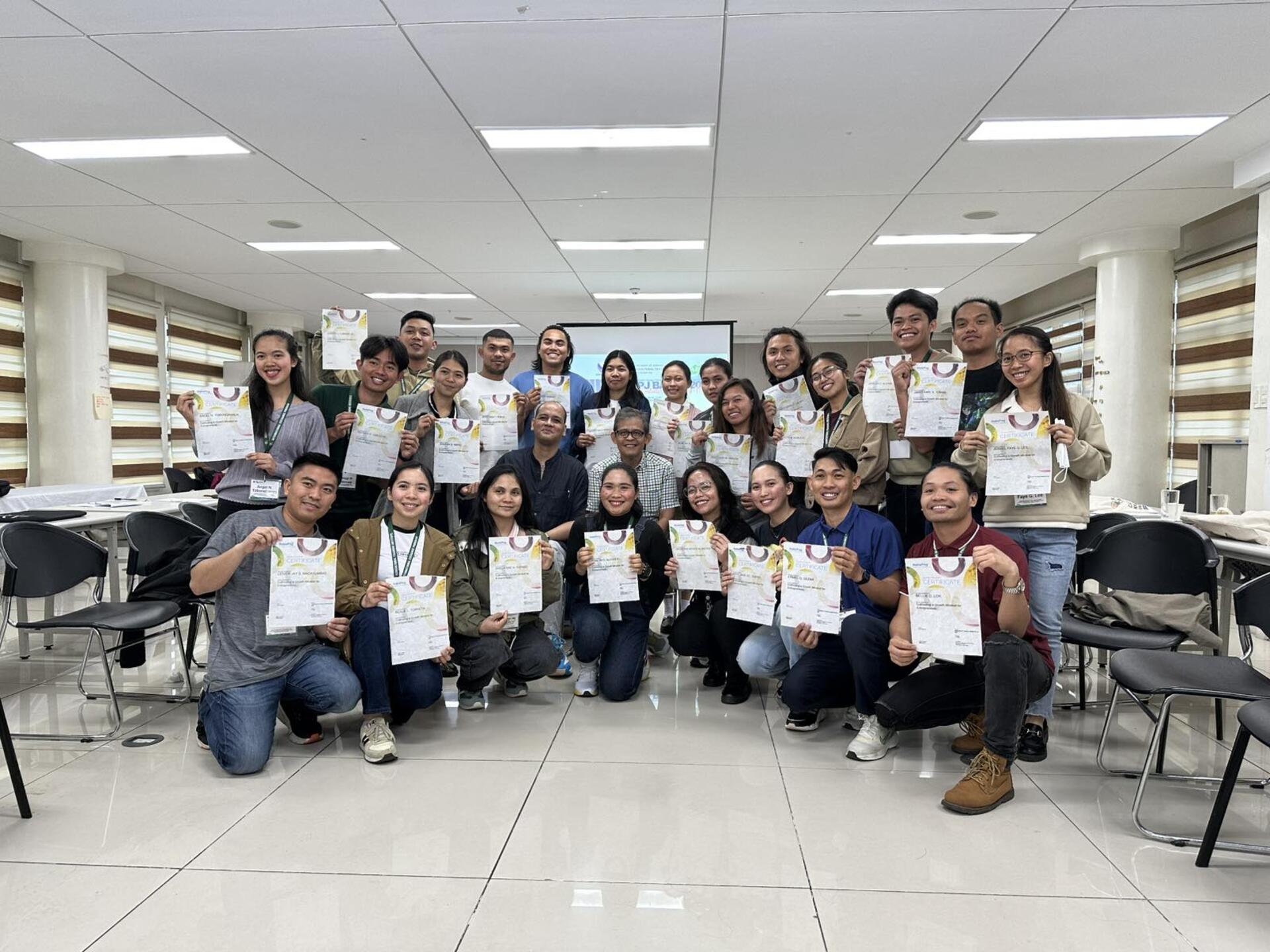 An energetic bunch of young people ready to transform their world 